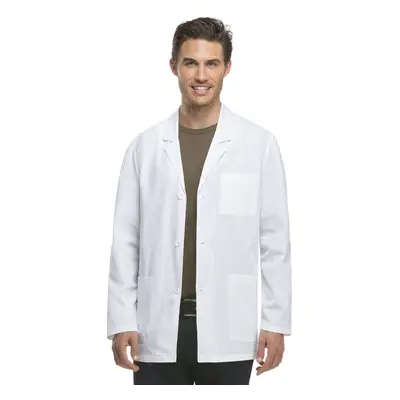 Dickies Everyday Scrubs Men's Inch Lab Coat White XX-Large