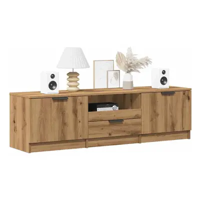 vidaXL TV Cabinet Artisan Oak 140x35x40 cm Engineered Wood TV stand