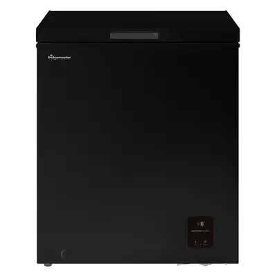 Fridgemaster MCF142EB Chest Freezer - Black - E Rated