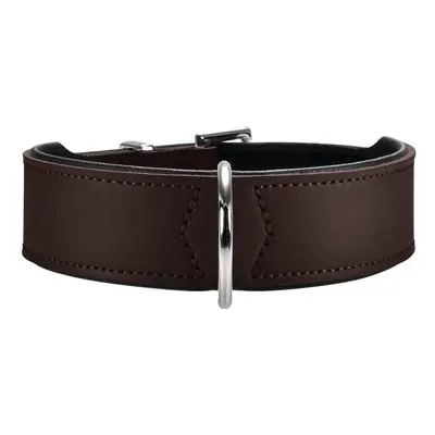 Hunter Hundehalsband Basic,30-34,5 cm, brown/black