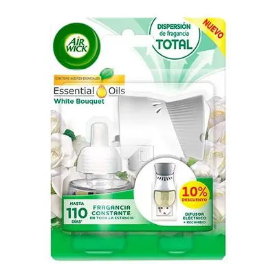 Air-Wick Ambientador Electrico Completo White Bouquet 19ml