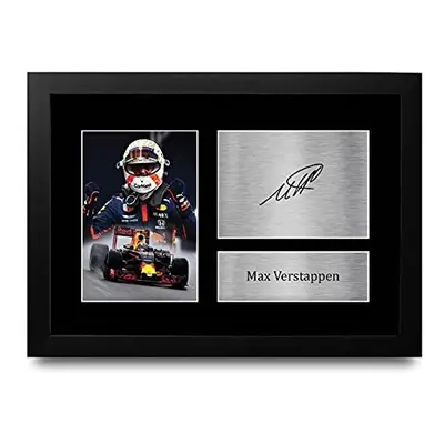 FR A4 Max Verstappen Formula Gifts Printed Signed Autograph Picture for F1 Formula Racing Fans A