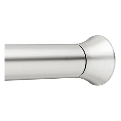 Amazon Basics Easy to Install Spring Tension Curtain Rod, Adjustable 24-36" Width - Nickel, Clas