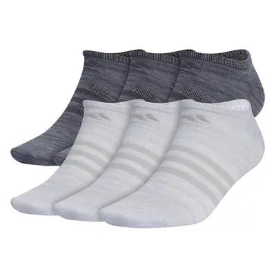 adidas Men's Superlite No Show Socks with Arch Compression (6-Pair) W