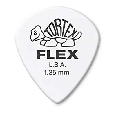 Jim Dunlop Tortex Flex Jazz III 135mm White guitar Picks (468R135)