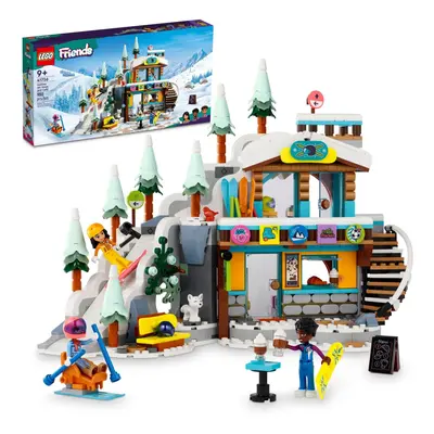 LEGO Friends Holiday Ski Slope and Caf? Building Toy Set Creative Fun for Ages 9+ with Mini-Doll