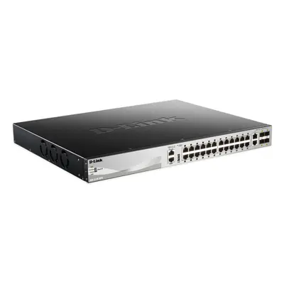 D-Link DGS 3130-30PS - Switch - L3 Lite - Managed - x 10/100/1000 (PoE) + x Gigabit Ethernet + x