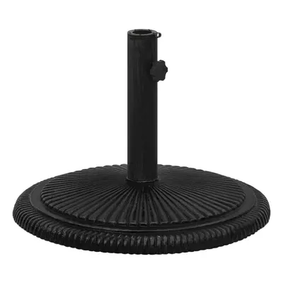 (black, x x cm) vidaXL Umbrella Base Outdoor Parasol Stand Garden Umbrella Holder Cast Iron