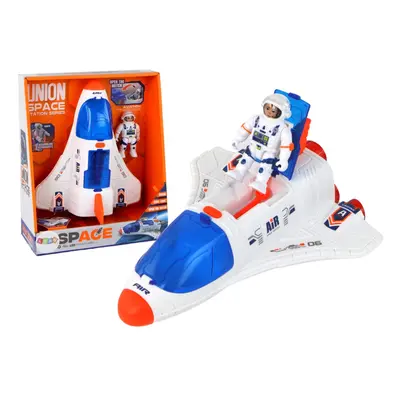 Interactive Space Rocket Set with Cosmonaut & Steam Effects