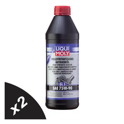 Liqui Moly 75W90 Fully Synthetic Gear Oil API GL5 MIL-L C MIL-L D 2x1L