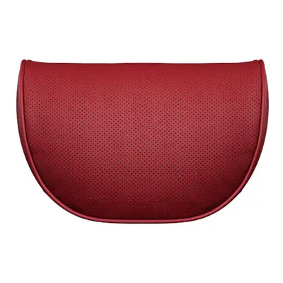 (dark red) For BMW Audi Toyota JEEP Kia Honda Car Headrest leather Car Neck Pillow