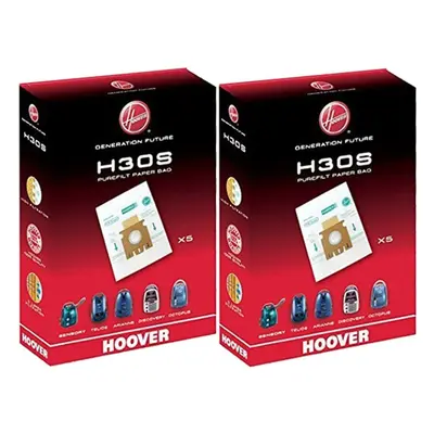 HOOVER Vacuum Cleaner H30S TELIOS ARIANNE SENSORY DISCOVERY OCTOPUS Dust Bag Genuine (Pack of 2)