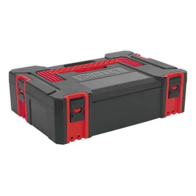 445 x x 130mm Stackable Tool Box - Portable RED ABS Storage Case / Chest