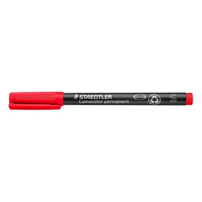 Lumocolor Staedtler Superfine 04mm Line Permanent Pen - Red (Pa