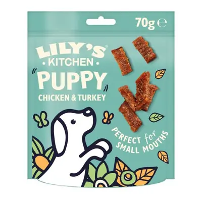 Lily?s Kitchen Made with Natural Ingredients Puppy Dog Treats Chicken with Turkey Nibbles Grain-