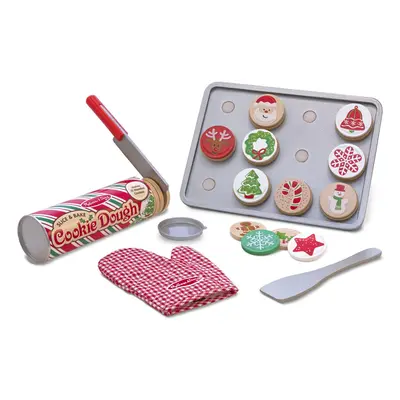 Melissa & Doug Slice and Bake Wooden Christmas Cookie Play Food Set