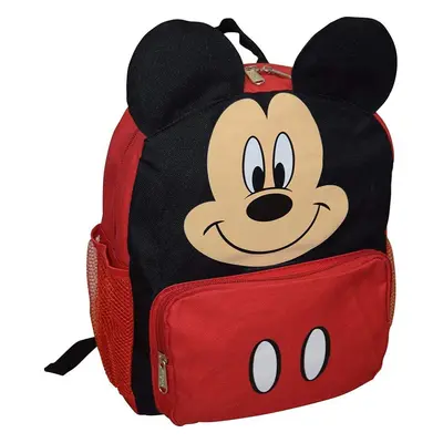 Disney Mickey Mouse Big Face Littl Boy 10"" Mini Backpack