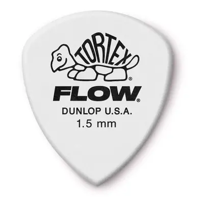 Jim Dunlop Tortex Flow Standard 15mm guitar Picks (558R150) White