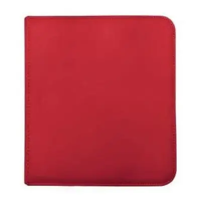 Vivid 12-Pocket Zippered PRO-Binder - Red