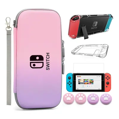 (for Switch 02) Carrying Case Storage Bag for Nintendo Switch OLED Travel Protective Case Hard S