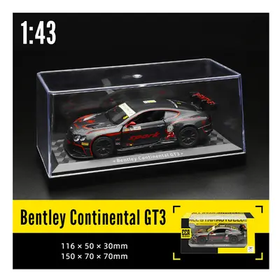 (1-43 Bentley GT3) Lamborghini Aventador SVJ Maserati Land Rover Guard BMW Benz Car Model With H