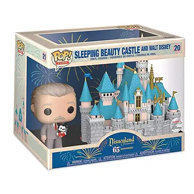 Sleeping Beauty Castle and Walt Disney Pop! Town Vinyl Set by Funko