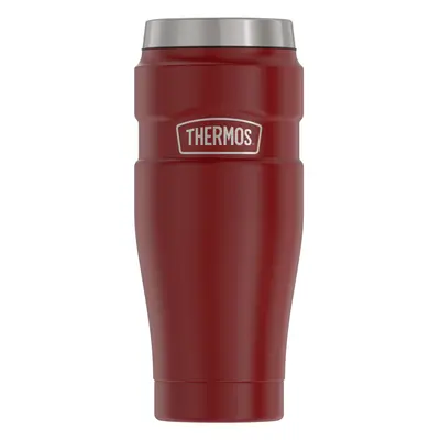 THERMOS Stainless King Vacuum-Insulated Travel Tumbler Ounce Rustic Red