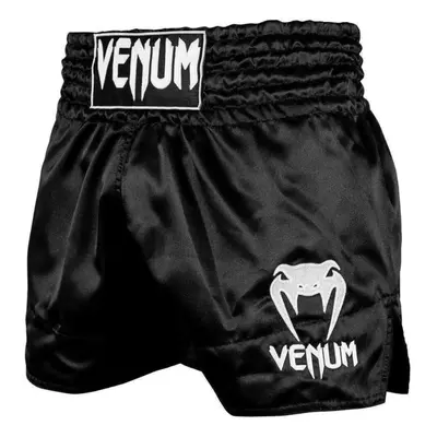 (30" (Small)) Venum Classic Muay Thai Shorts Black/White