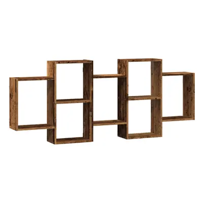 (old wood, x x cm) vidaXL Wall Shelf Floating Shelf Wall Storage Shelf Engineered Wood