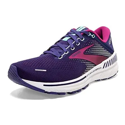 Womens Adrenaline Gts Sneaker Navy Yucca Pink UK Narrow