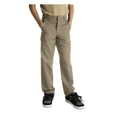 Dickies Little Boys' Uniform Flex Waist Flat Front Pant Khaki