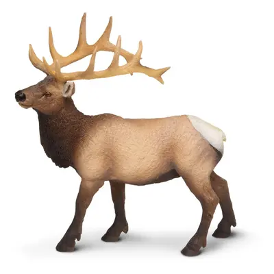 Safari Ltd. Elk Bull Figurine - Detailed 4.75"" Plastic Model Figure