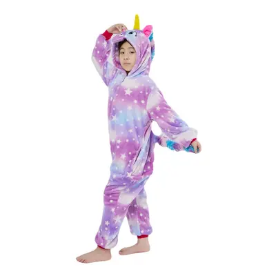 HQFURS Kids Unisex Unicorn Costume Animal Onesie Pajamas Halloween 4t