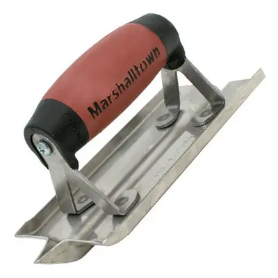 Marshalltown M180D Groover Stainless Steel 6" x 3" Blade Durasoft Handle