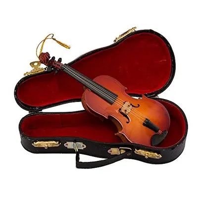 Kurt Adler 5.5" Wood Violin Ornament