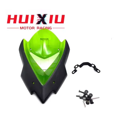 (Green) Motorcycle modification windshield visor windshield suitable for Kawasaki