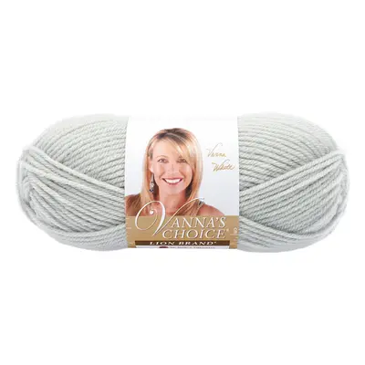 Lion Brand Vanna's Choice Yarn-Pale Grey