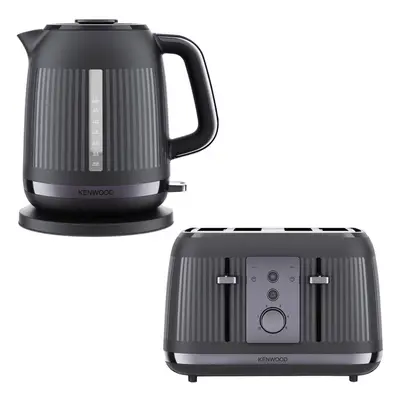 Kenwood Dusk 1.7L Kettle & Slice Toaster Set, Grey