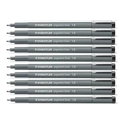 Staedtler Pigment Liner Black 1.0 mm Pack of