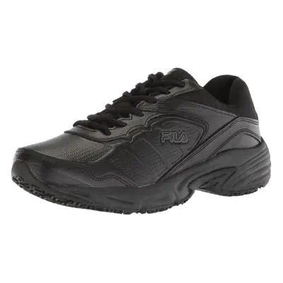 Fila womens Runtronic Slip Resistant Running Food Service Shoe Black