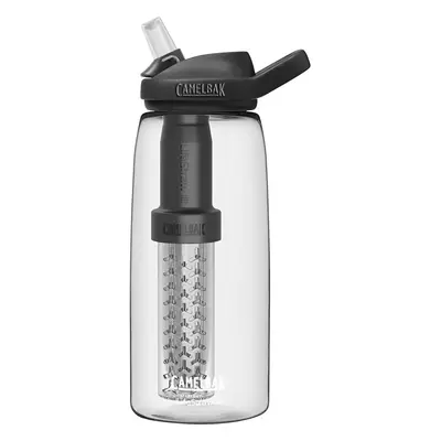 Camelbak Eddy+ Filtered by LifeStraw Filter Leak-Proof Water Bottle, Clear - 1L