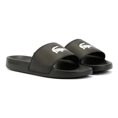 (Black, (Adults')) Lacoste Serve Slide 0.0 Women's Black Slides