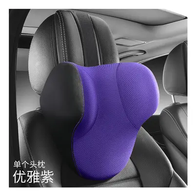 (1pcs D Neck Pillow) Memory Cotton Neck Pillow Car Seat Pillow Support Auto Lumbar Cushion