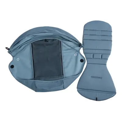 (2pcs lake blue) Sunshade &Seat Cushion for Yoyo/Yoyo2/Yoya 2Pcs/Set Hood &Mattress with Stroge 