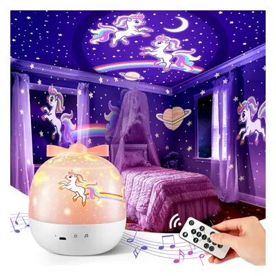 Sensory Lights Night Light Projector+15 Films,144 Lighting Modes+10 White Noises Night Light Bab