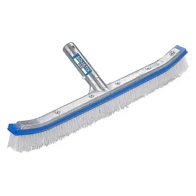 Swimming Pool Brush Head Premium 18" Aluminum Pool Cleaning Brush By Aquatix Pro with Ez Clips, 