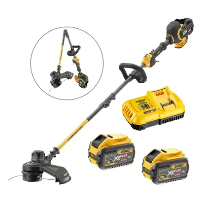 Dewalt DCM5713X2 54v XR Flexvolt Cordless Grass Timmer Cutter Split Shaft 2X 9ah