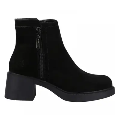 (3 (Adults')) Adele | Black | Women's Heeled Ankle Boots