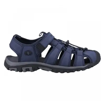 (12 (Adults'), Navy) Furze Navy Mens Closed-Toe Walking Sandals