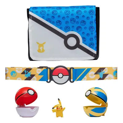 Pok?mon Bandolier Set - Features a 2-Inch Pikachu Figure Clip N Go